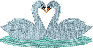 Ducks Embroidery Design