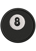 Eight N Ball Embroidery Design
