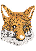 Fox Head Embroidery Design