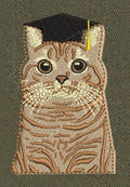 Graduated Cat Embroidery Design