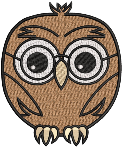 Owl Embroidery Design