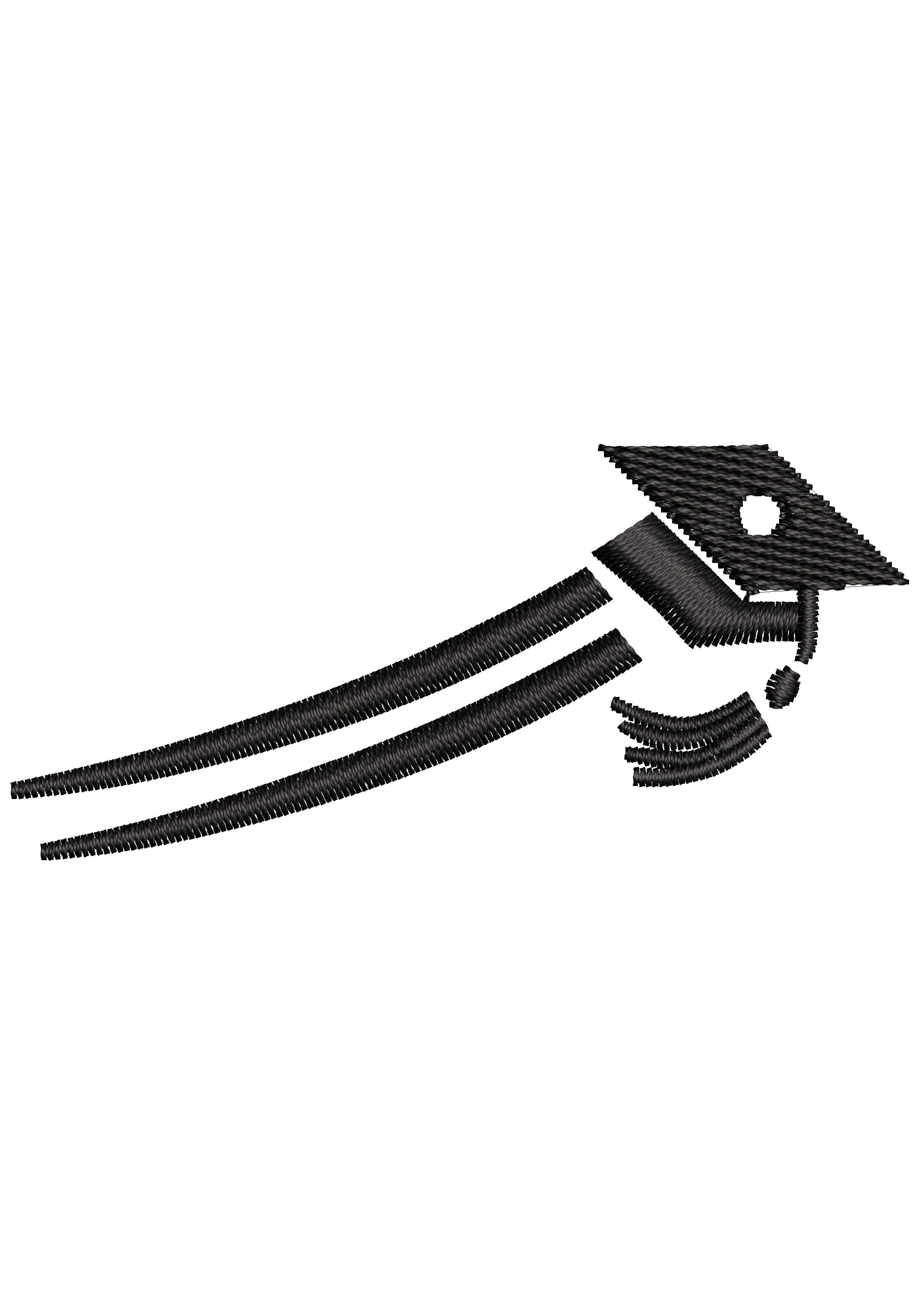 Cap Flying Embroidery Design