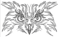 Owl Embroidery Design