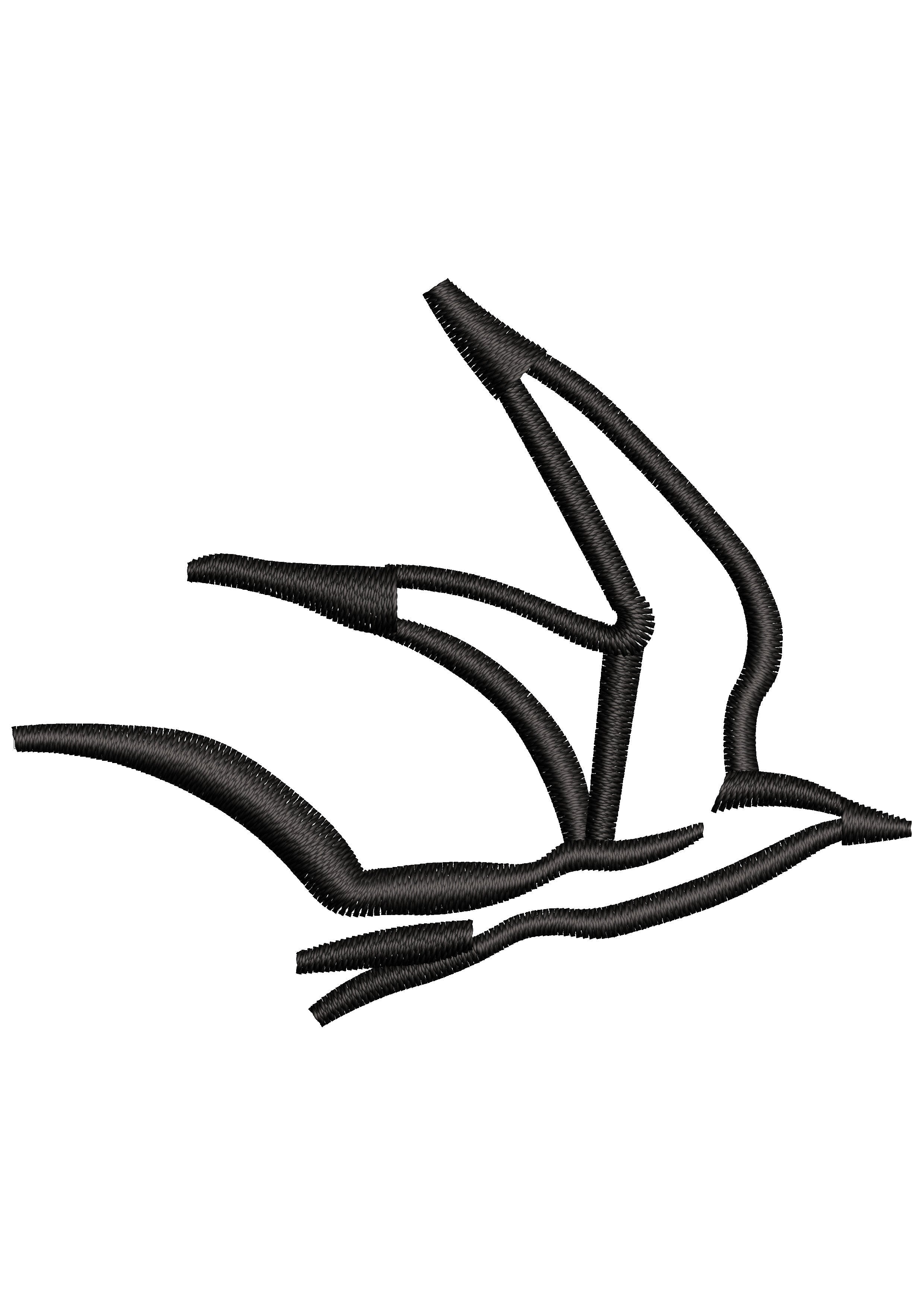 Flayig Bird Embroidery Design