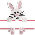 Rabbit Embroidery Design