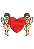 Cherubs Embroidery Design