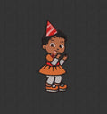 Kid Embroidery Design