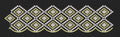 Floral Border White Embroidery Design