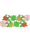 Flower Patti Embroidery Design