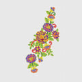Flower Embroidery Design