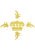 Crown Protect Embroidery Design