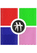 Multi Center Embroidery Design