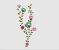 Flower Embroidery Design