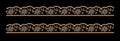 Scalloped Arch Rosette Border Embroidery Design