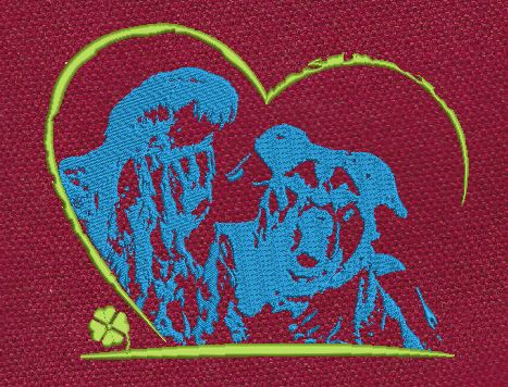 Golden Shofar Embroidery Design