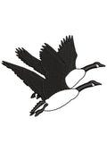 Ducks Flying Embroidery Design