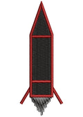 Missile Embroidery Design