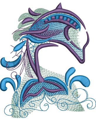 Fish Embroidery Design