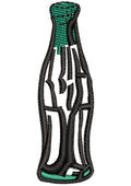 Bottle Embroidery Design