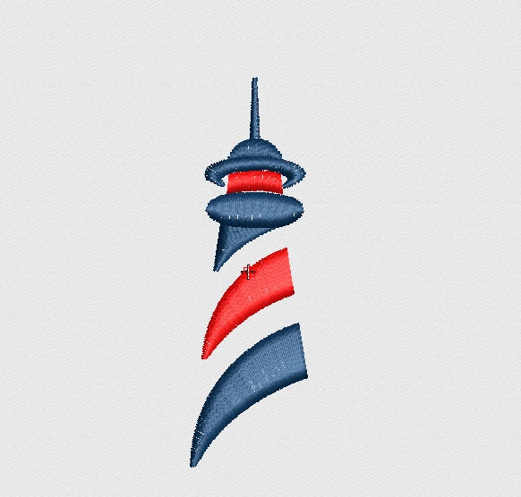 Tower Embroidery Design