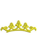 Crown Honesty Embroidery Design