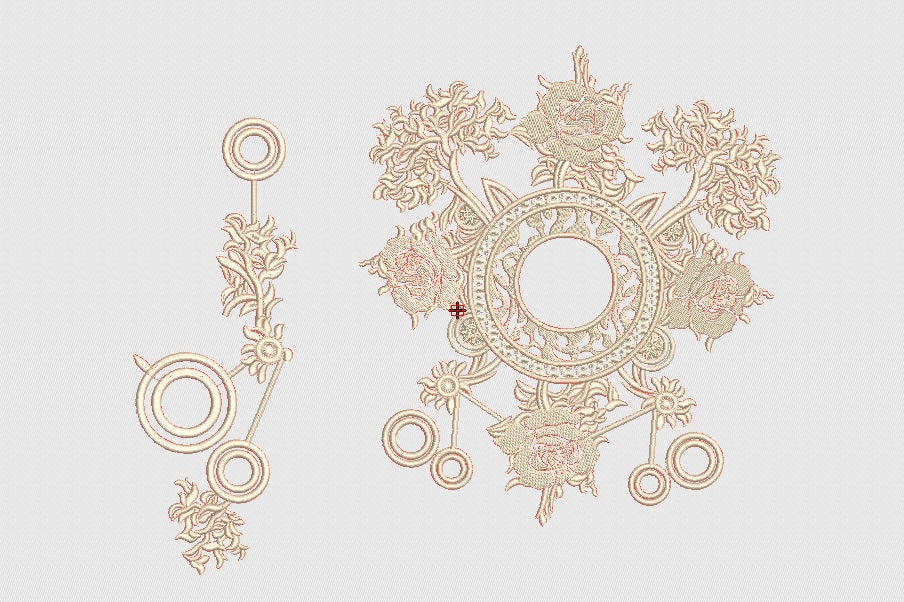 Flower Embroidery Design