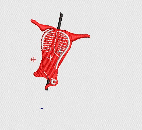 Meat Embroidery Design