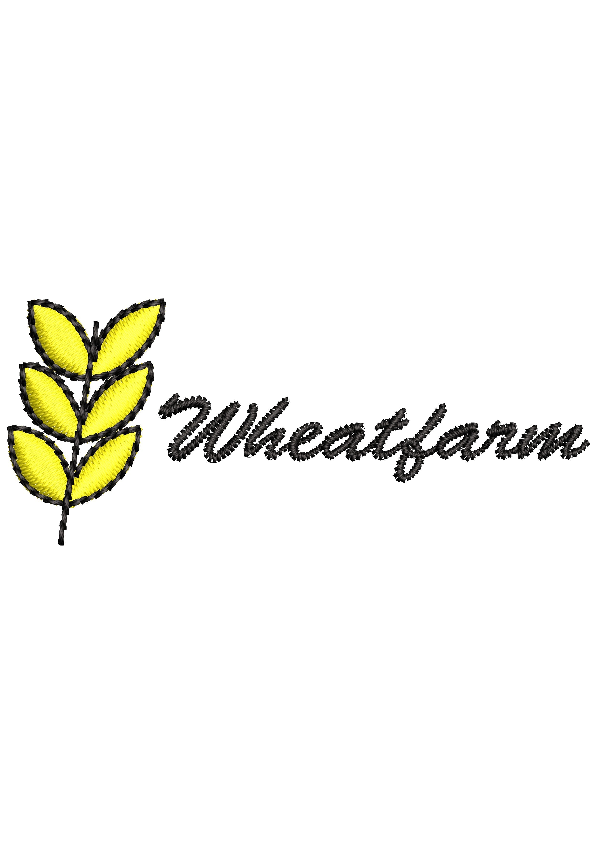 Wheatfarm Embroidery Design