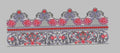 Floral Rose Decorative Border Embroidery Design
