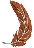 Leaf Motif Embroidery Design