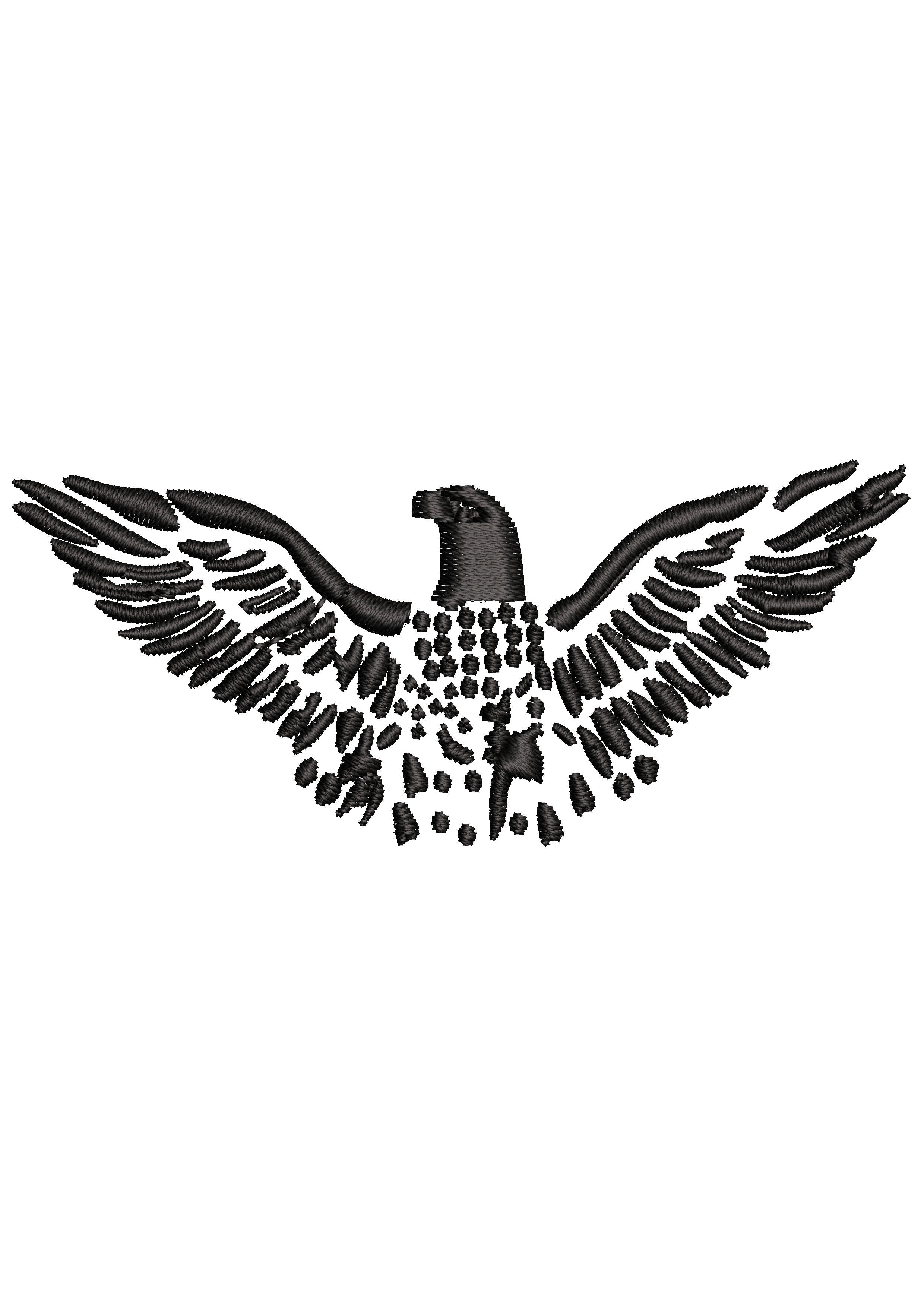 Feather Flying Embroidery Design