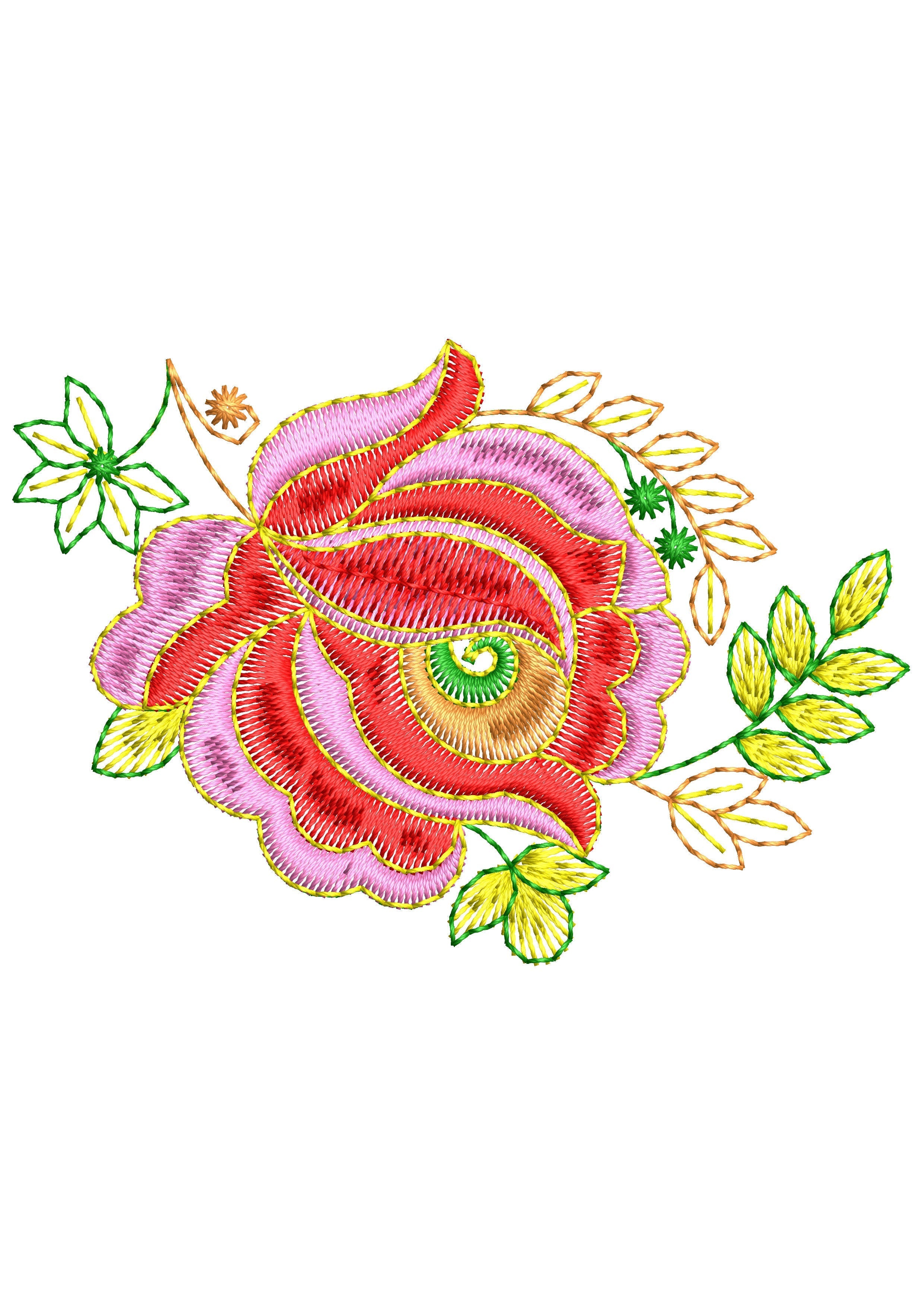 Art of Floral Embroidery Design