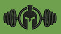 Spartan Helmet Fitness Embroidery Design