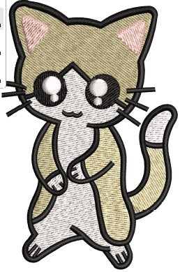 Cat Embroidery Design