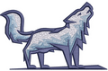 Wolf Embroidery Design