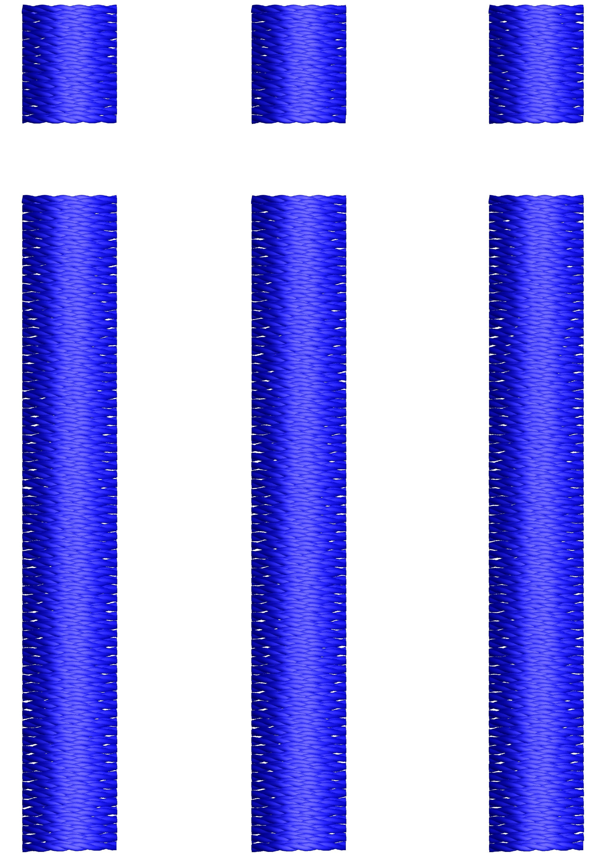 Three Human Embroidery Design