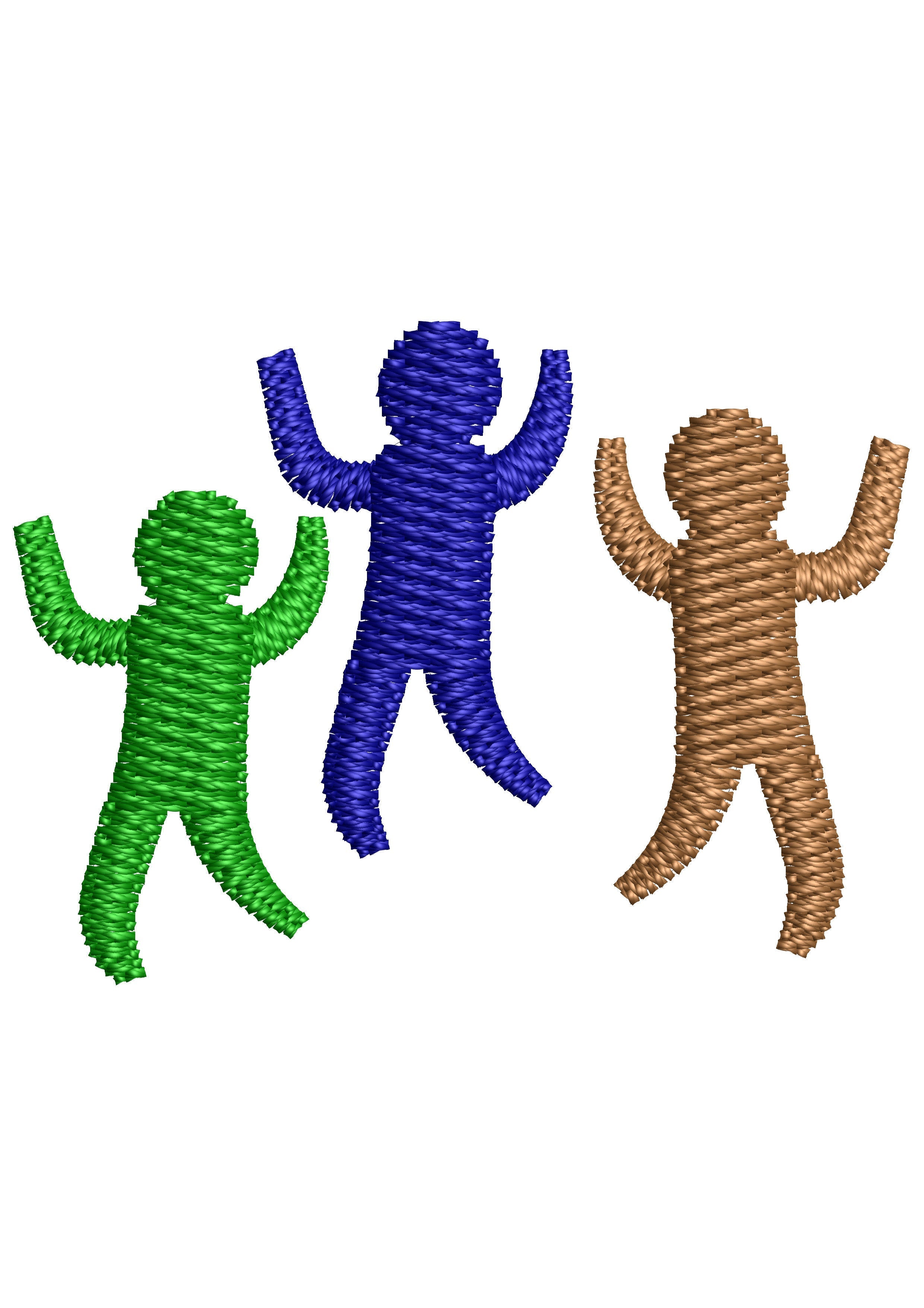 Chilled Dancing Embroidery Design