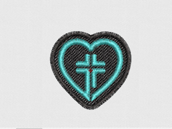 Heart Embroidery Design