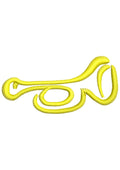 Trumpet Embroidery Design