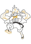 Head Fire Man Embroidery Design