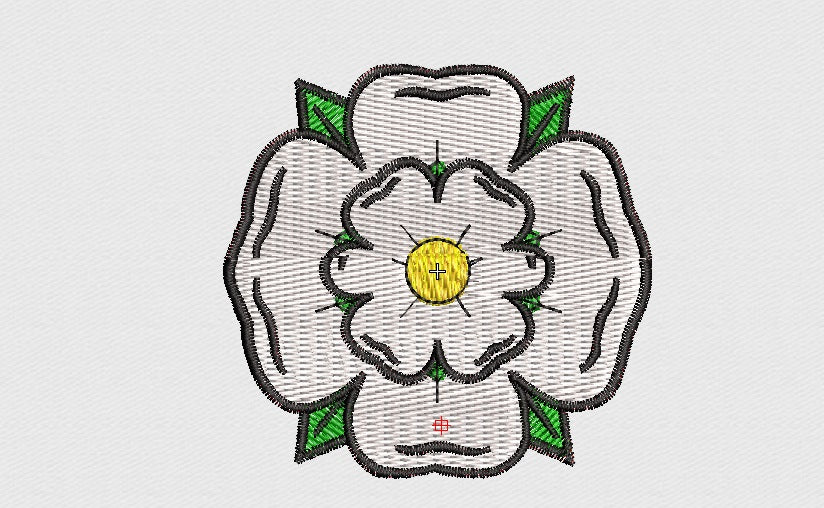 Rose Embroidery Design