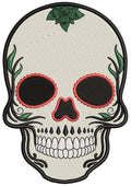 Skull Evil Death Embroidery Design