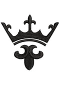 Crown Sign Embroidery Design