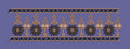 Ornate Floral Border Embroidery Design