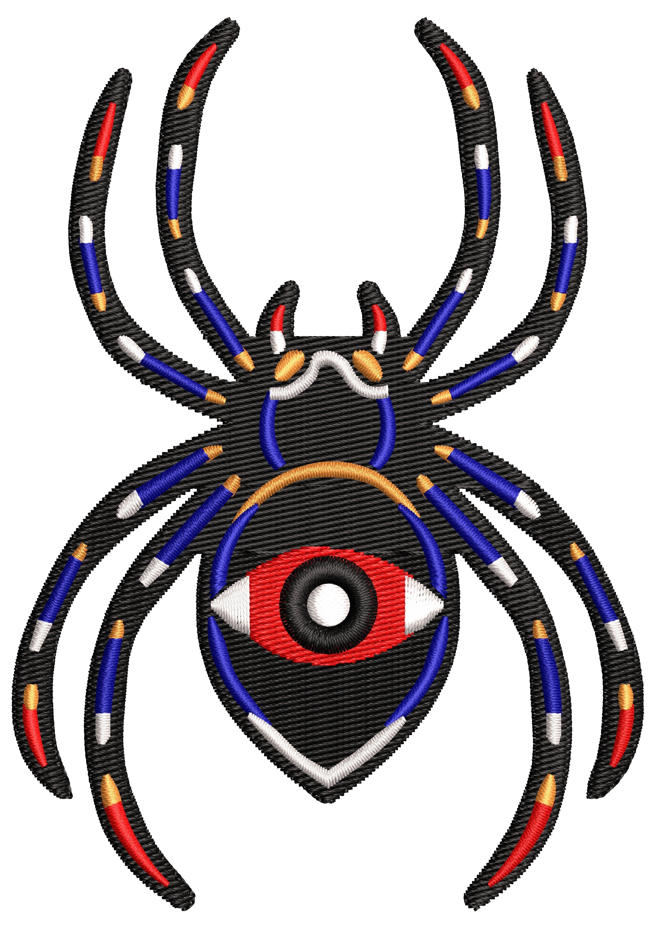 Spider Embroidery Design