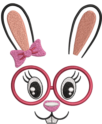 Rabbit Embroidery Design