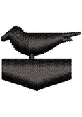 Still Bird Embroidery Design