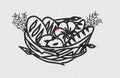 Bread Embroidery Design