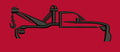Tow Truck Silhouette Outline Embroidery Design