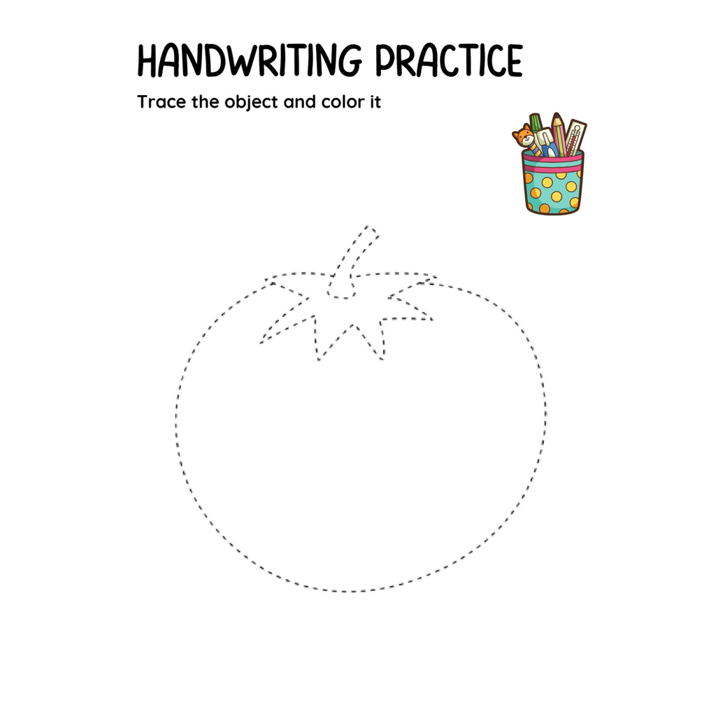 Trace and Color Objects Workbook